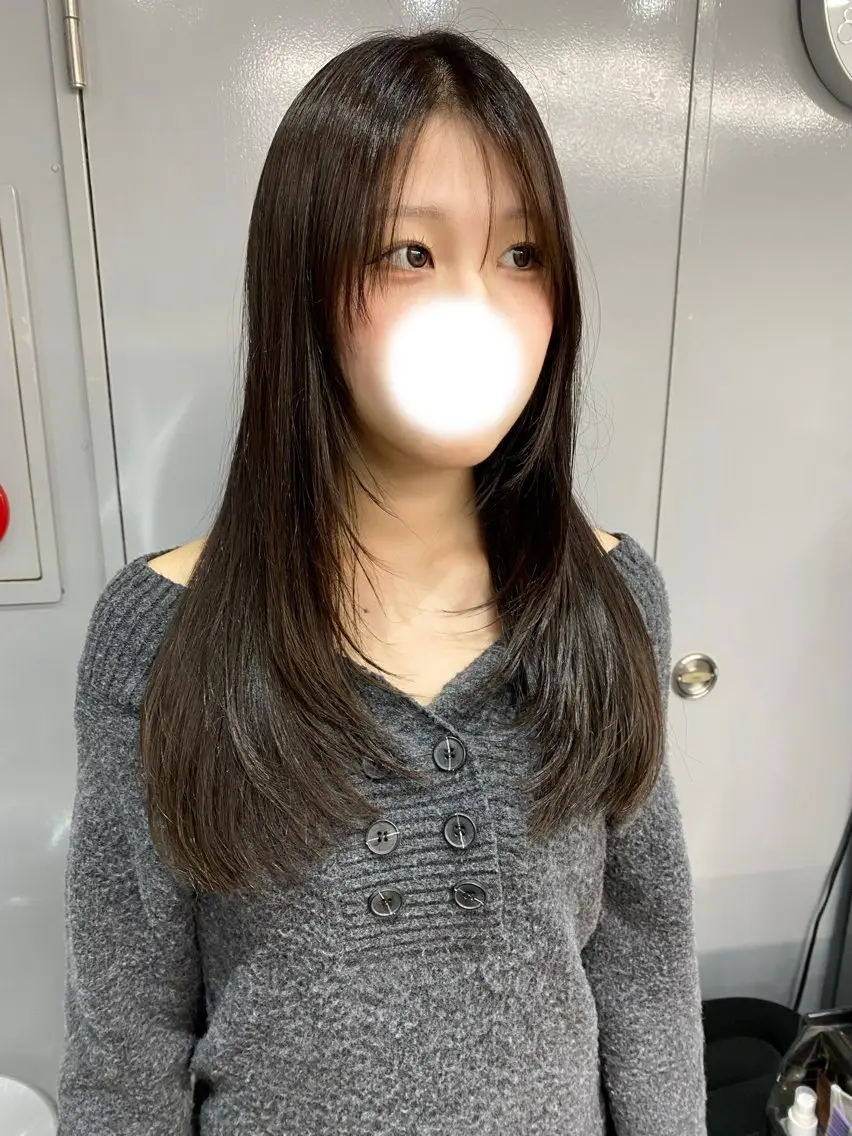 ロング カラー レイヤーカット カット ヘアカラー トリートメント レイヤー×髪質改善✨ 渋谷/佐藤侑哉のヘアスタイル