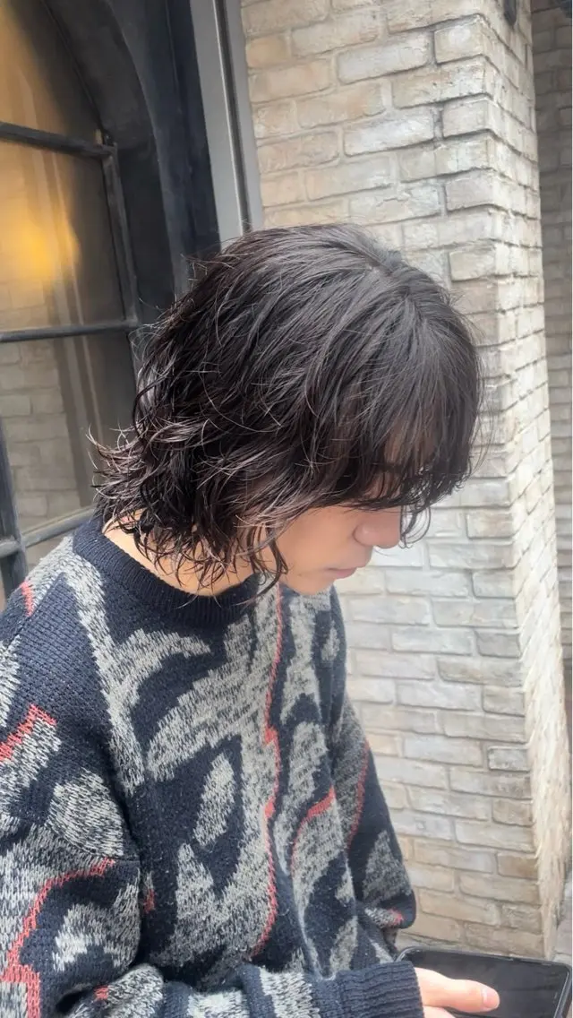 カット+パーマ🌀💭の写真