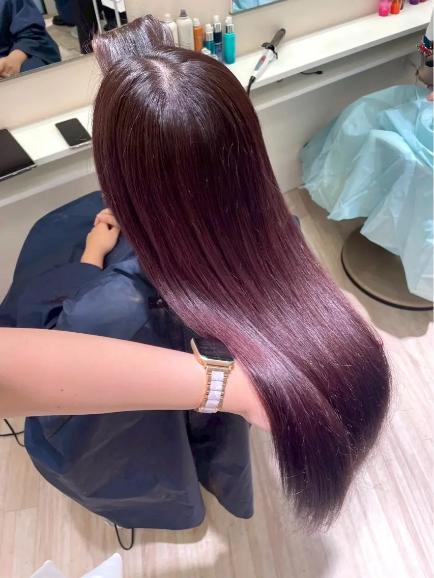 ロング カラー Parve Mix 森 美遥🩶⛓️のヘアスタイル