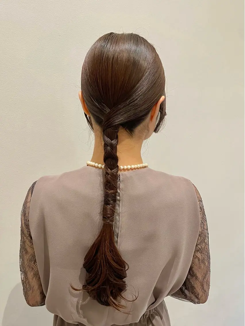 ロング ヘアセット 山本 佳奈のヘアスタイル