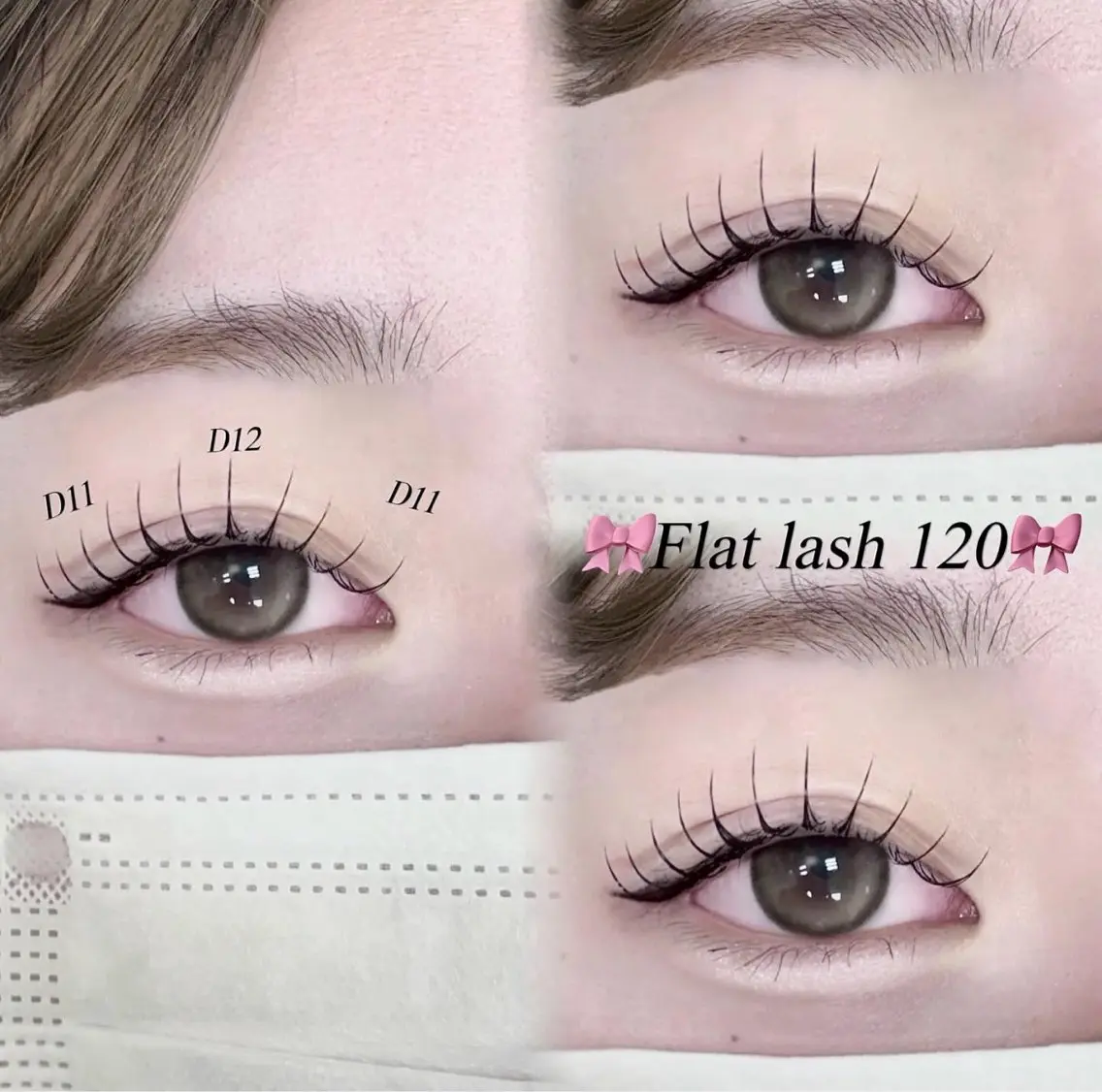 人気No.1🪄マツエク120本(フラットラッシュ)🩶束感コーティング・オフ込み《LED変更+2200》の写真