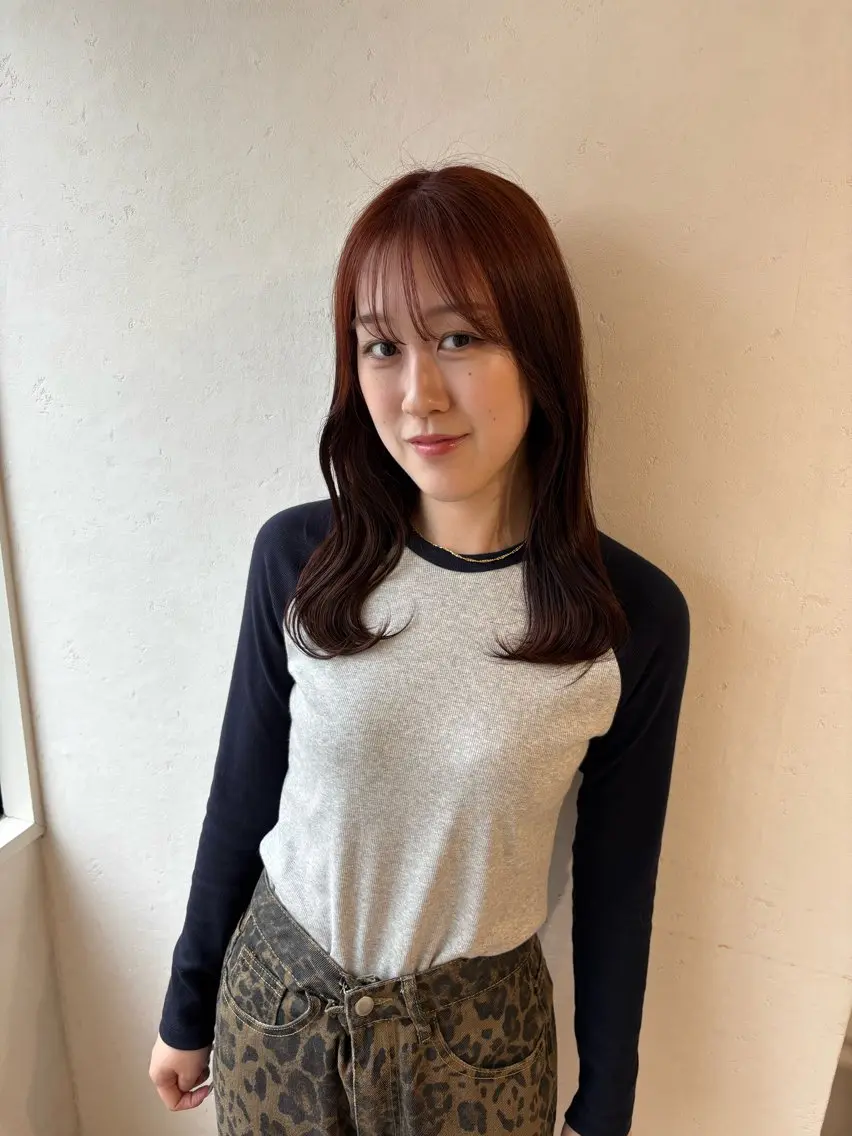 カラー ブラウンカラー オレンジ オレンジブラウン ♡ Yui♡のヘアスタイル