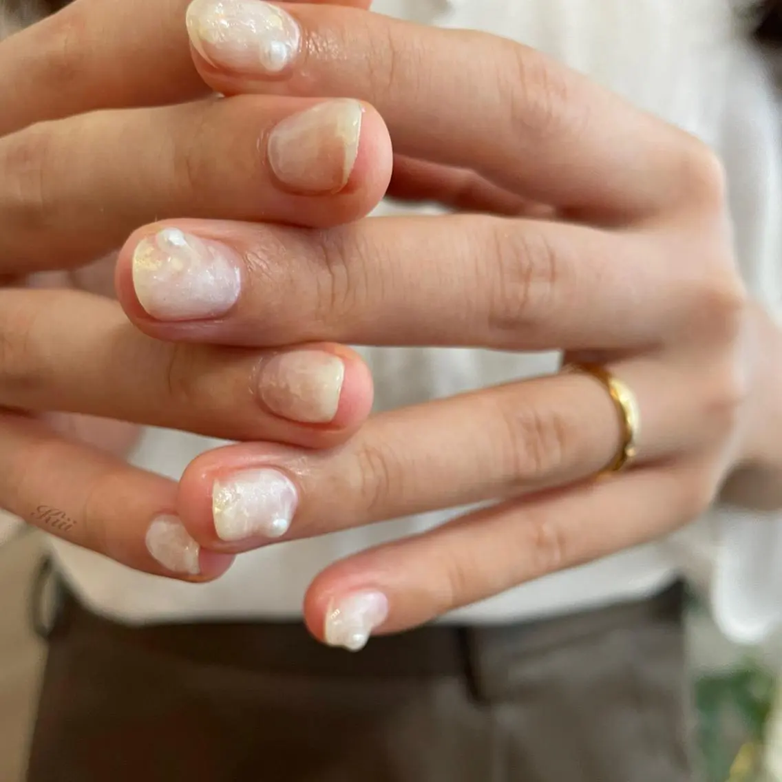 ネイル ハンドネイル フットネイル kiii.__ ✴︎*のネイルデザイン