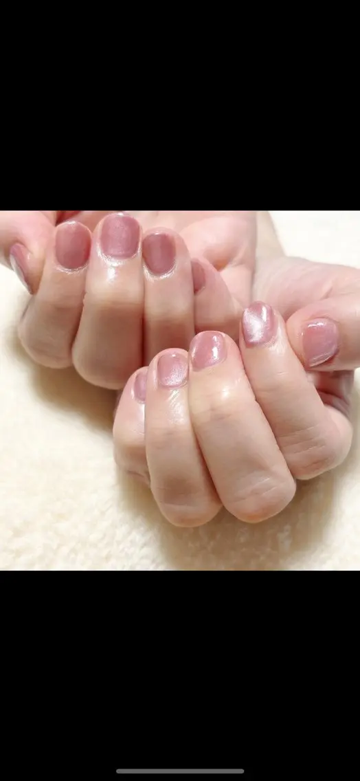 ネイル マグネットネイル マグネットワンカラー ワンカラーネイル nail salon はるりのネイルデザイン