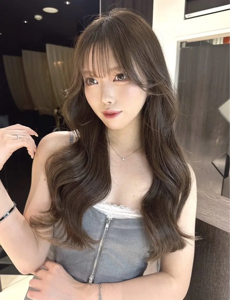 ロング ヘアカラー 艶カラー /なほのヘアスタイル