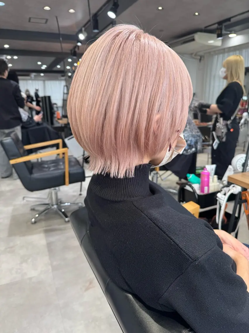 ショート カラー カット ヘアカラー トリートメント ダブルカラー🩰 CHIHIRO👒のヘアスタイル