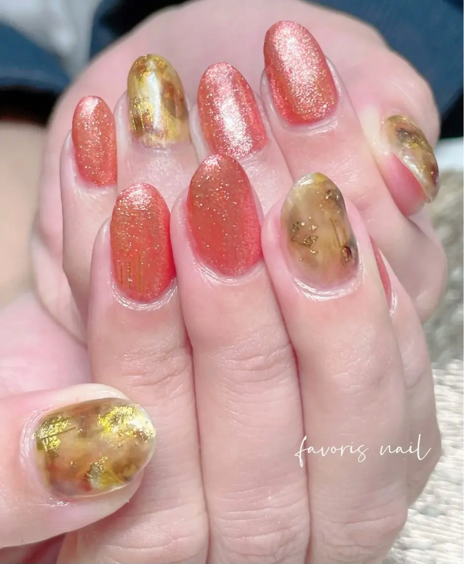 ネイル アートネイル favoris nail🌼のネイルデザイン