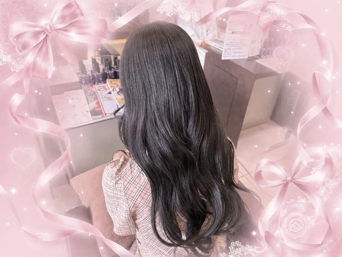 カラー 黒髪 ブリーチ 透明感カラー ブリーチなしカラー 卒業式のヘアスタイル ヘアカラー Azu🎀/マツエク 🍒/ブラウン🤎のヘアスタイル