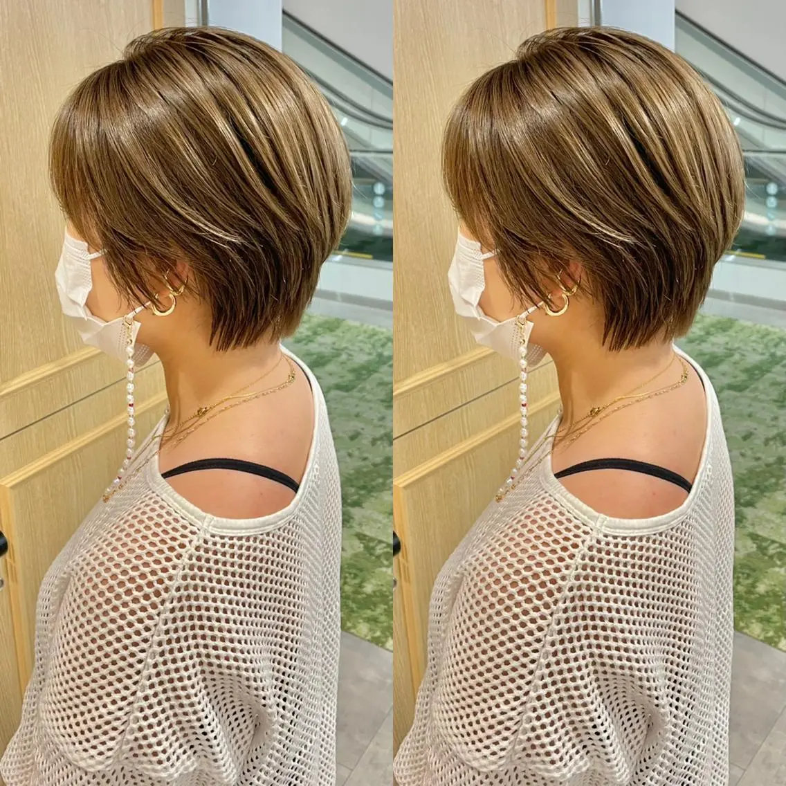 ショート カット ヘアカラー 【ショートヘア】 岡 那輝のヘアスタイル