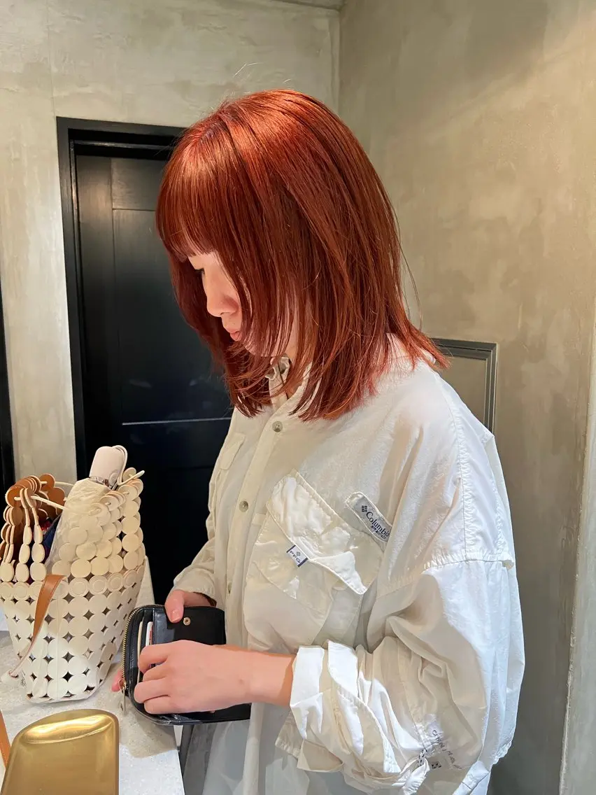 ミディアム カラー ヘアカラー トリートメント アンニュイヘア🪽 ayumiのヘアスタイル