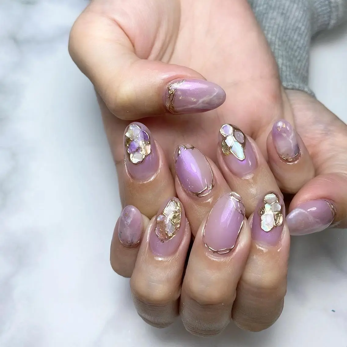 ネイル ニュアンスネイル ハンドネイル ameria meguのネイルデザイン