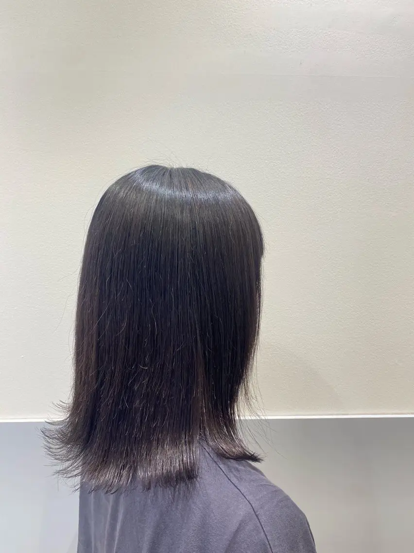 ミディアム パーマ/レイヤー Marin💟のヘアスタイル