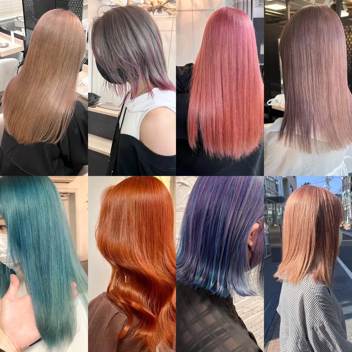ミディアム カラー カット ヘアカラー トリートメント ボブ& 髪質改善FUMIYAのヘアスタイル