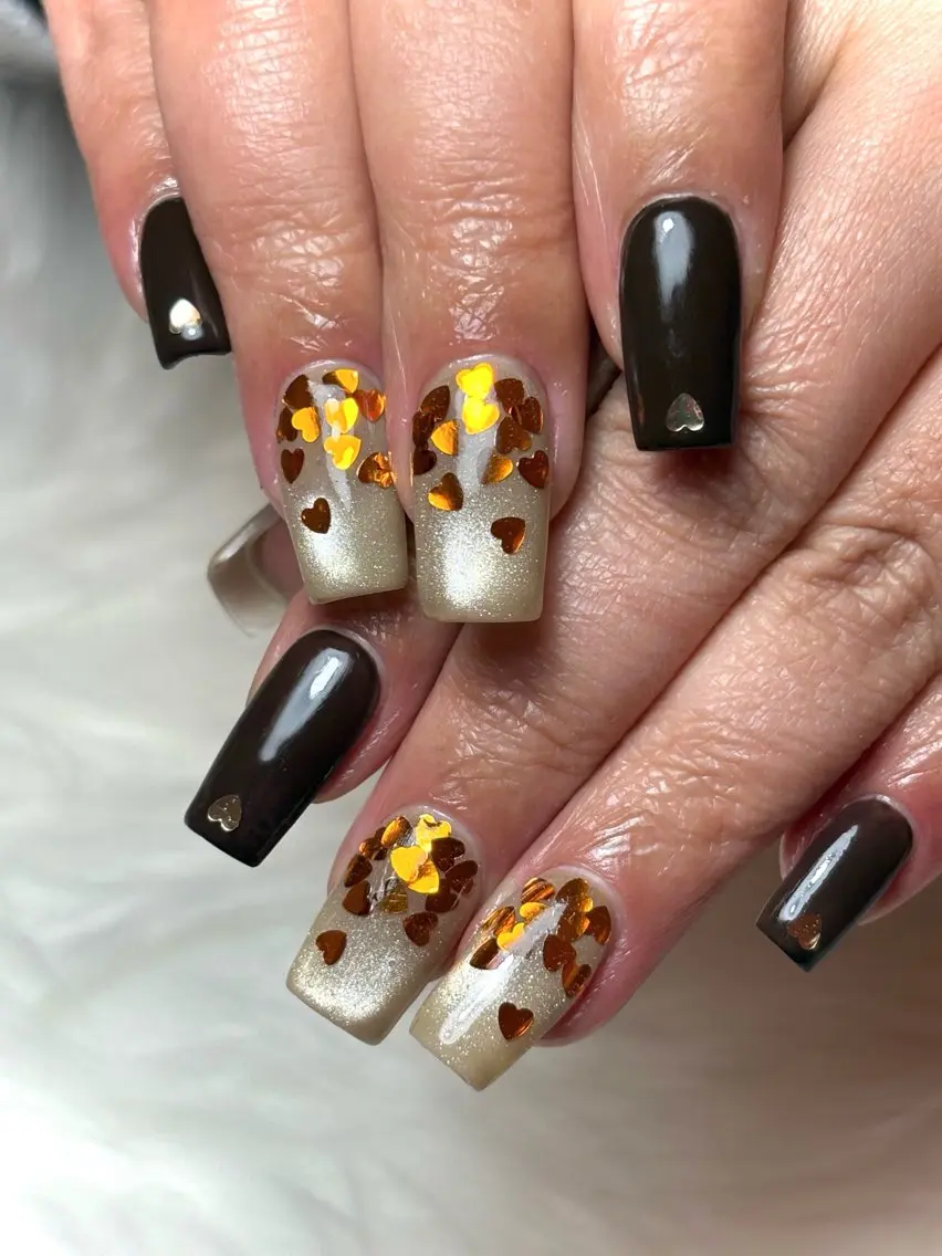 ネイル ガーリー ハート ハンドネイル Le:M nail Mikuのネイルデザイン