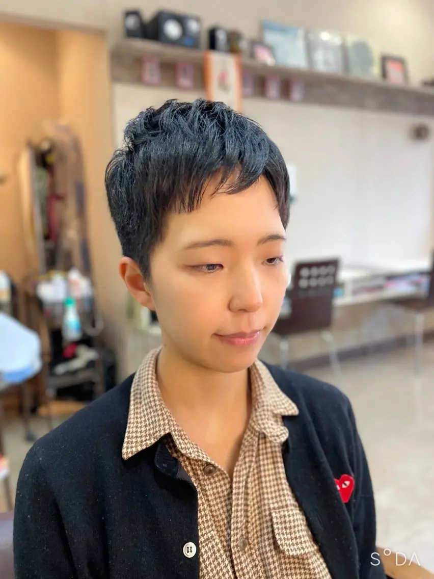 ショート ベリーショート ショートヘア カット カラー/フリーランス 鈴木 亜紀子のヘアスタイル