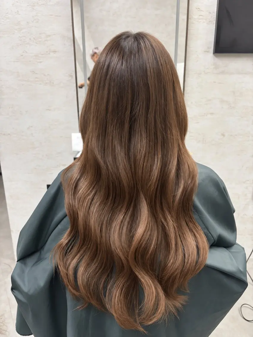 ロング シールエクステ エクステ ロング カット ヘアカラー トリートメント エクステ 天神/大名/エクステ みゅうかのヘアスタイル