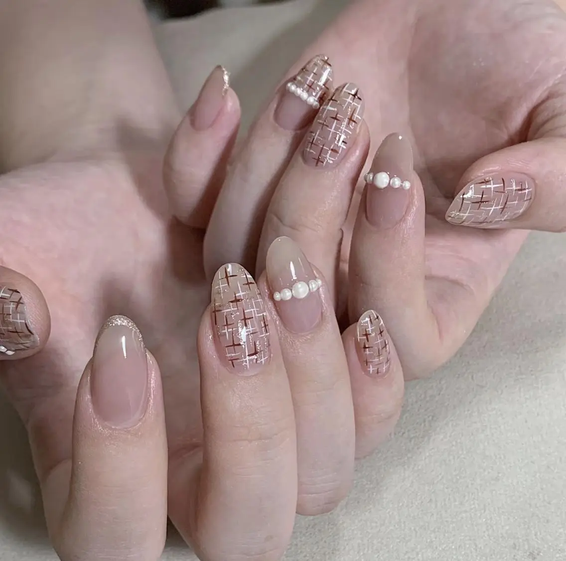 ネイル By moonネイル 🌷ワンホン/韓国風のネイルデザイン
