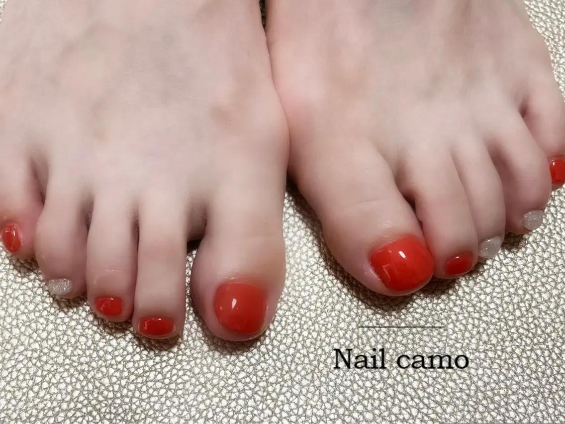 ネイル ワンカラーネイル 🌟Nail camo🌟のネイルデザイン