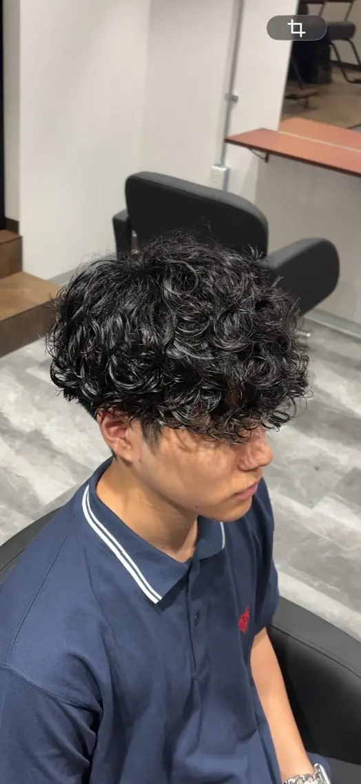 パーマ メンズ カット パーマ メンズ特化 RENのヘアスタイル