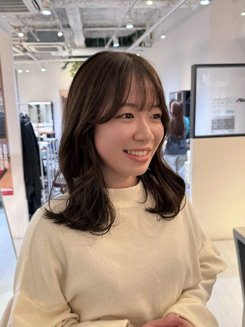 🌈カット➕カラー🩷💛🥣⚠︎長さにより料金変動ございます🙇♀️の写真