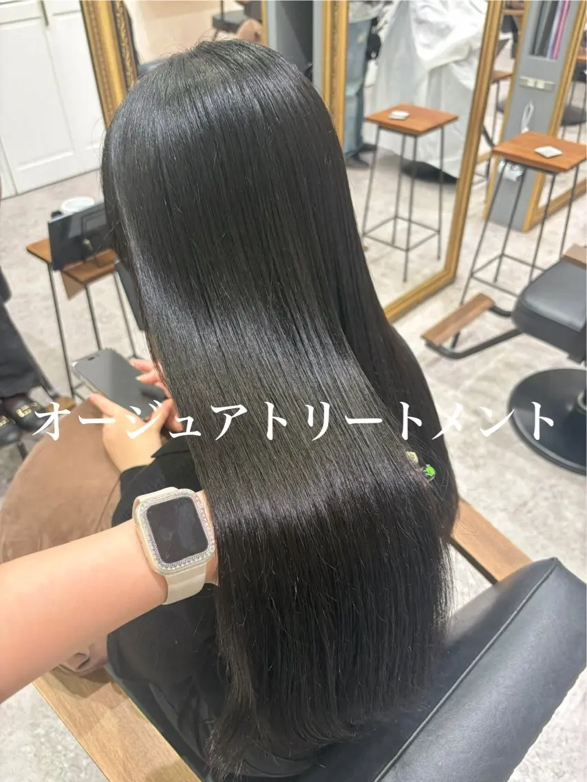 ロング くせ毛 トリートメント カット 🕊髪質改善 ストレート🕊まいのヘアスタイル