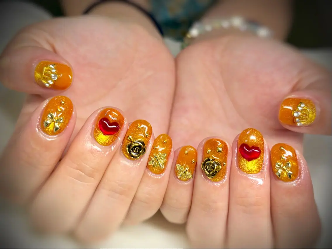 ネイル マグネットネイル ハンドネイル Nail salon Cielel⟡Ayaのネイルデザイン