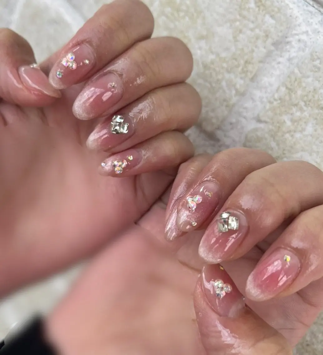 ネイル 持ち込み ハンドネイル Chaleur fleurのネイルデザイン