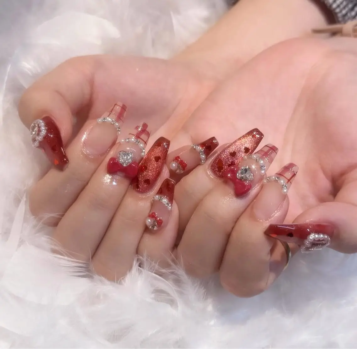 ネイル 韓国ネイル 持ち込み ニュアンスネイル ネイルチップ ハンドネイル TABI ANA.CHUOのネイルデザイン