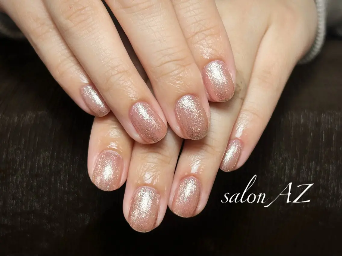 ネイル アートネイル フットネイル フレンチネイル マグネットネイル 持ち込み salonAZ Miaのネイルデザイン