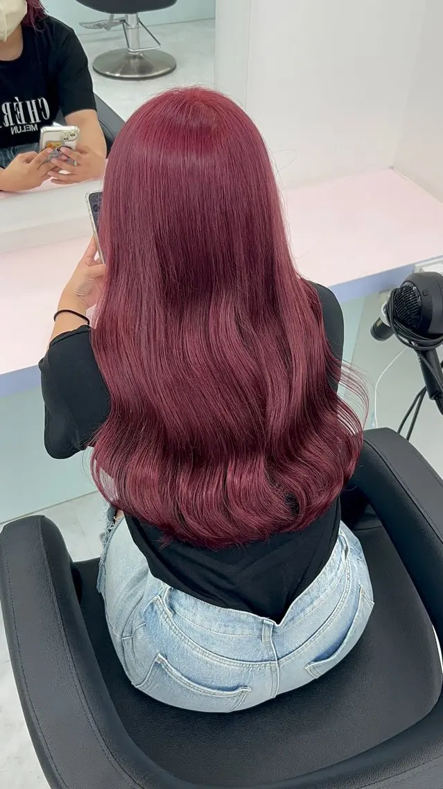 ロング カラー ヘアアレンジ ヘアカラー トリートメント ブリーチなしの達人 🌈KAITOのヘアスタイル