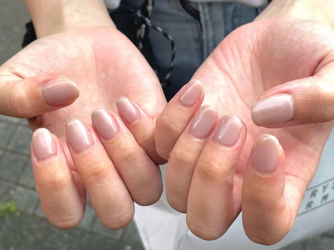 ネイル ワンカラーネイル Sasa ✿のネイルデザイン