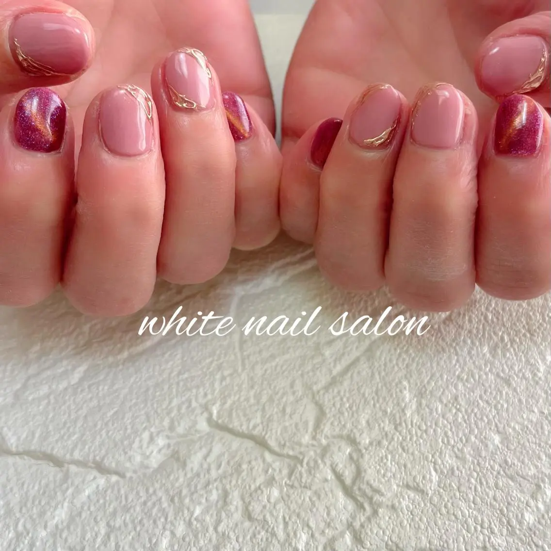ネイル フットネイル ジェルネイル ハードジェル ラメ(グリッター) 持ち込み ハンドネイル white nail salonのネイルデザイン