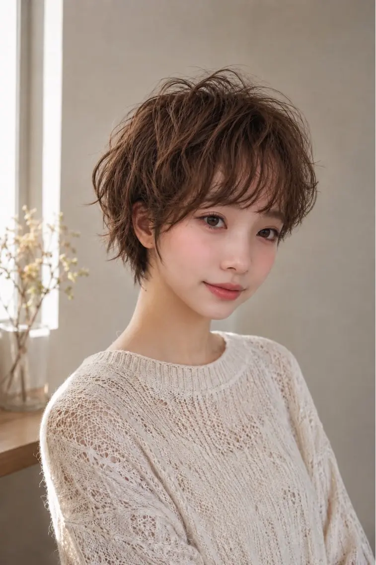 ショート パーマ ショートヘア 🌟似合わせショート No.1🌟ホノのヘアスタイル