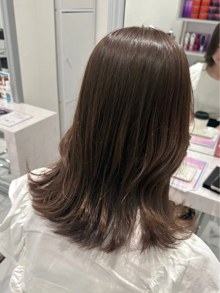 【低ダメージ大人気カラー】🌼カット＋イルミナカラー🌼の写真