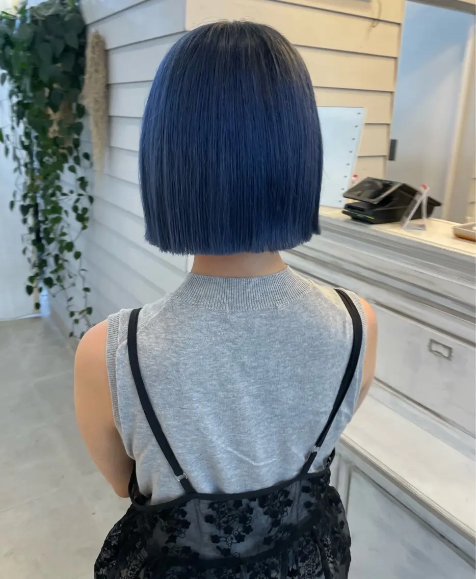 ショート カラー カット ヘアカラー トリートメント ブリーチ有無Wカラー メンズパーマ大成のヘアスタイル