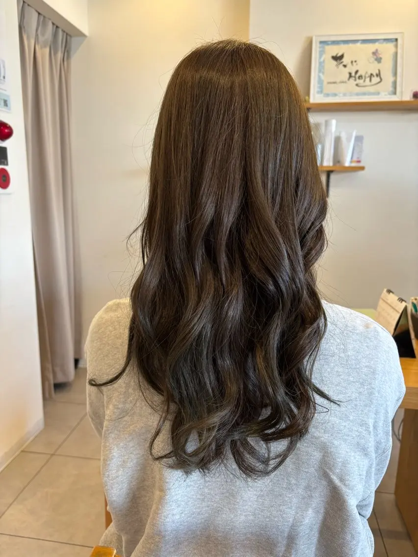 ロング カラー 近藤 風華のヘアスタイル