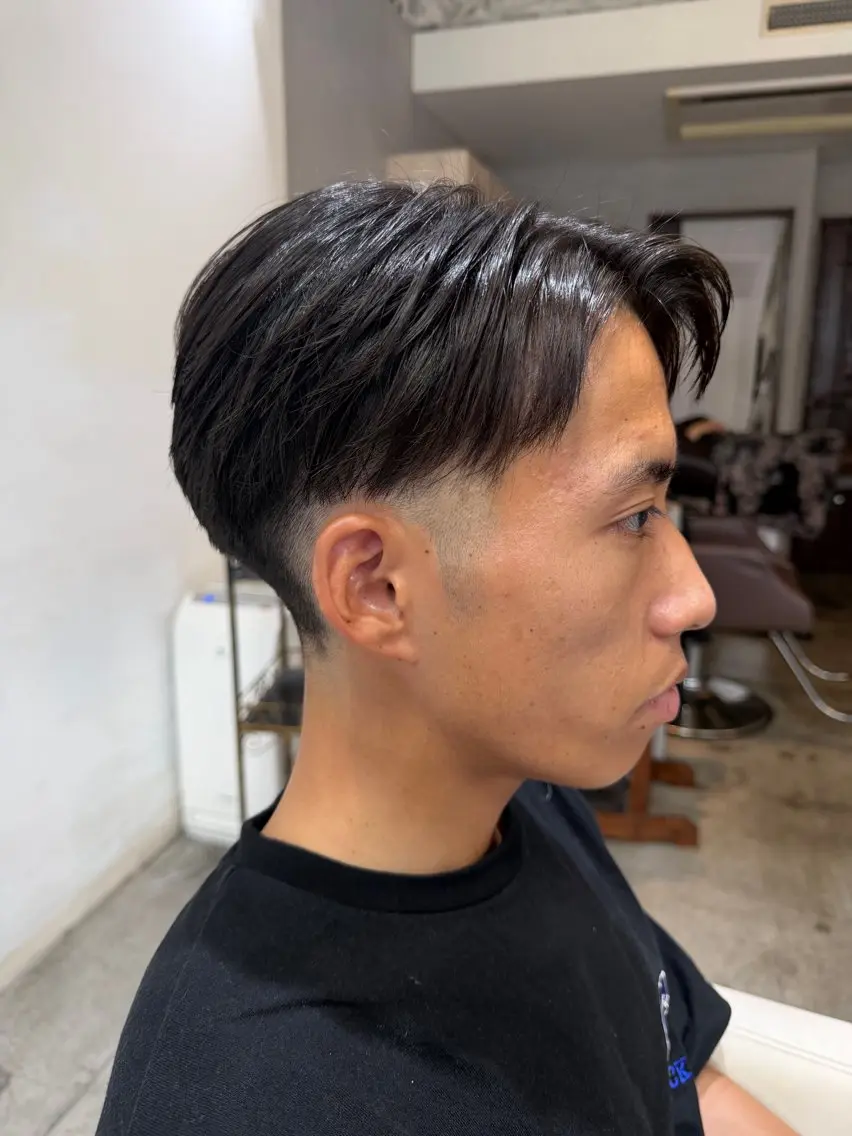 メンズ 刈り上げ カット makoto 池袋 カラー カットのヘアスタイル