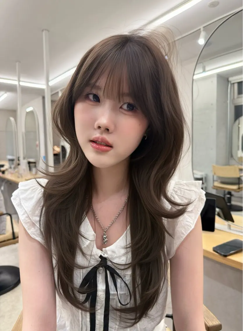 ロング ゆい レイヤーカット特化のヘアスタイル
