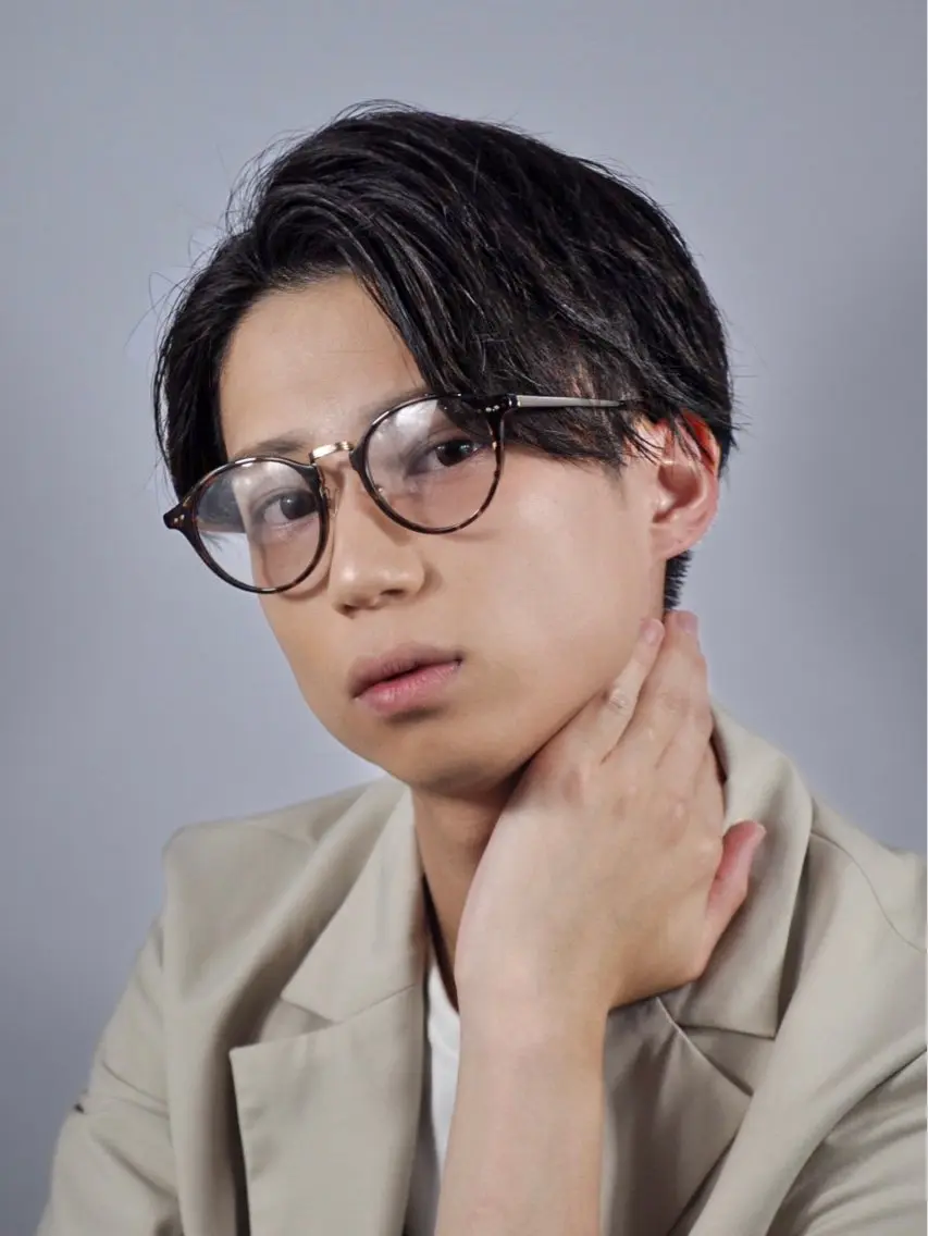 ショート メンズ 木下 紗綾のヘアスタイル