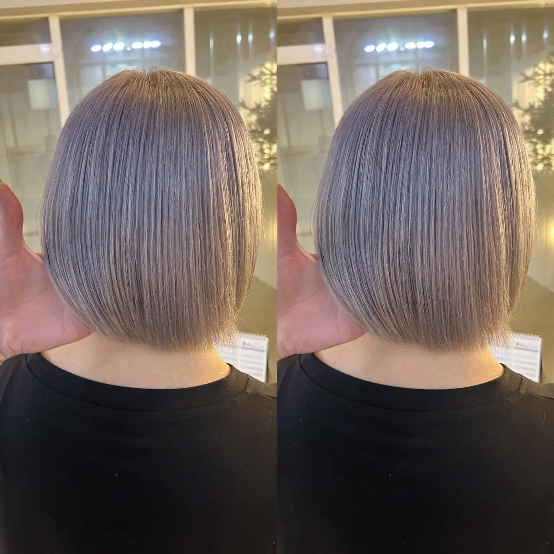 ミディアム カラー カット ヘアカラー トリートメント yoriダブルカラー 代表すがわらのヘアスタイル