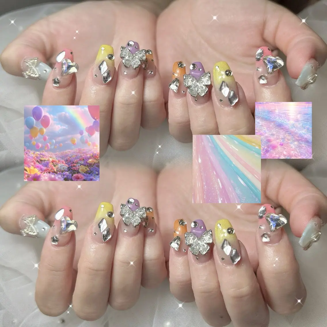 ネイル ハンドネイル 🎀 アネラ しま  🎀のネイルデザイン
