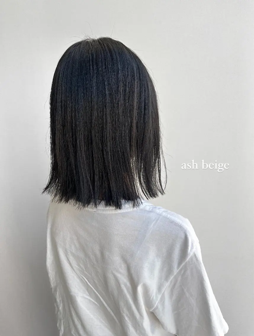 ミディアム カラー ヘアアレンジ カット ヘアカラー トリートメント 🥀暖色韓国ヘア💕 保科侑花のヘアスタイル