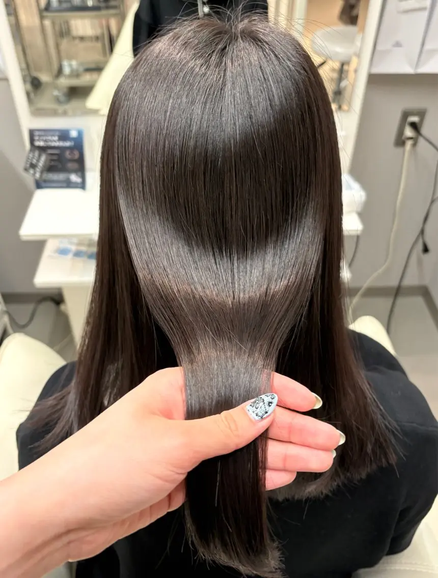 美髪✨低ダメージ髪質改善ストレート💫の写真