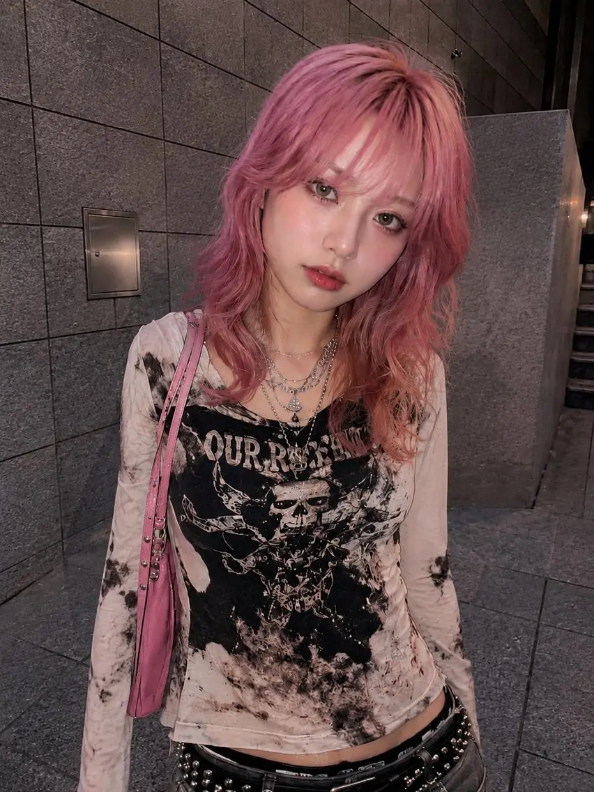 セミロング カラー ブリーチ ヘアカラー iZa/心斎橋 TETE/カラーのヘアスタイル