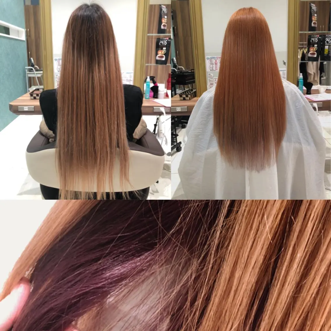 ロング カラー ブリーチ インナーカラー トップスタイリスト 石川みやびのヘアスタイル