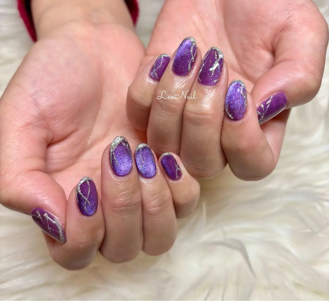 ネイル マグネットネイル Lea Nailのネイルデザイン