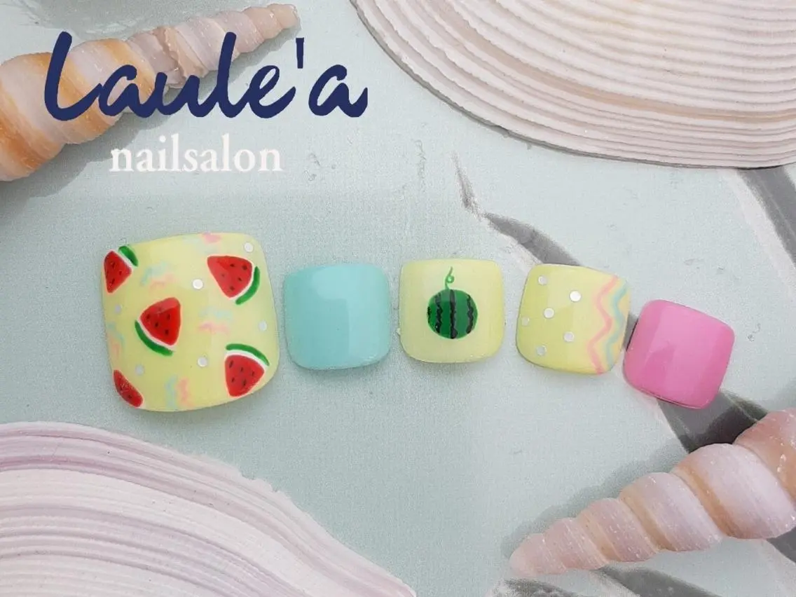 ネイル フットネイル Laule’a 昭島店のネイルデザイン