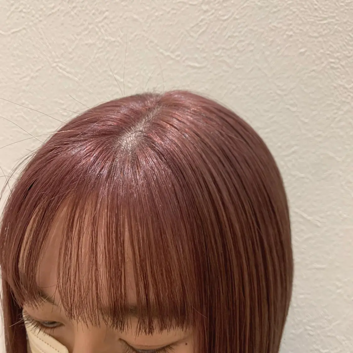 ショート カラー ベージュカラー ピンクカラー ピンクベージュ カット ヘアカラー トリートメント hubhair レイヤー/透明感のヘアスタイル