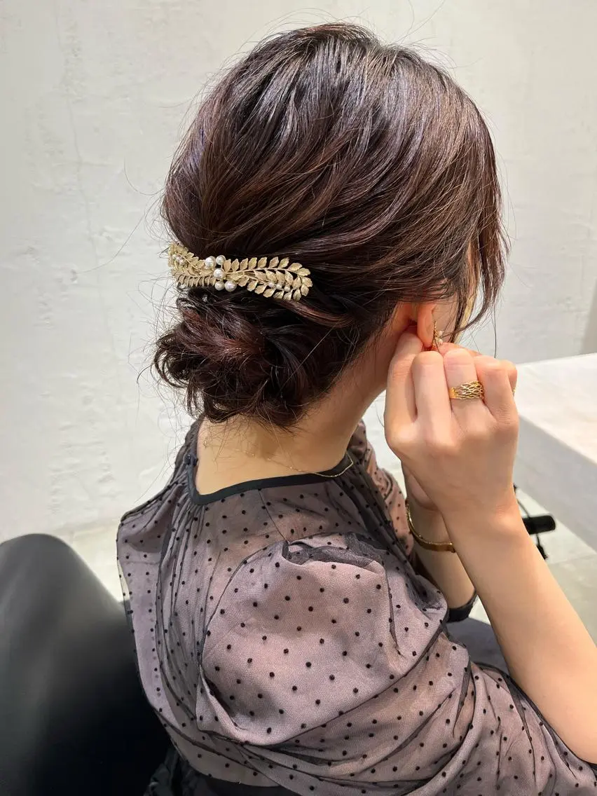 土日・早朝🆗ヘアアレンジ🎀LIVEヘアも可(早朝の場合はお時間お伝えください)の写真