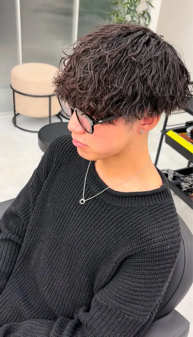 パーマ スパイラルパーマ カット パーマ ヘッドスパ ヘアセット 『最新ヘア・髪革命』 🐬YUYA🐬のヘアスタイル